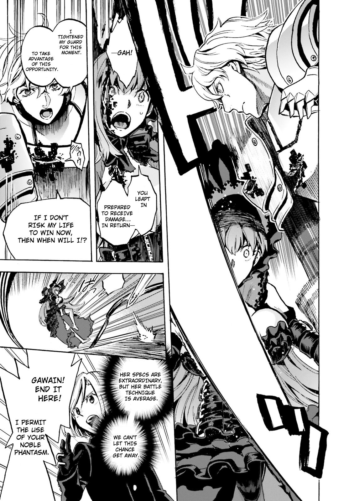 Fate/Extra CCC - Foxtail Chapter 42 page 10 - Chapter 42: Gawain & Violet VS BB