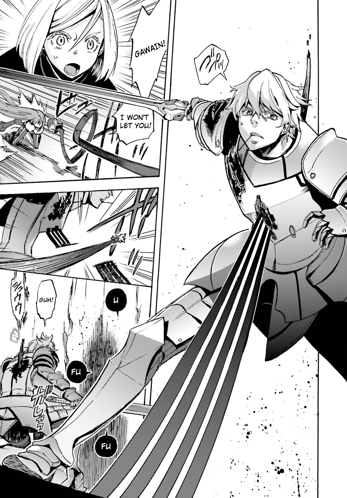 Fate/Extra CCC - Foxtail Chapter 42 page 14 - Chapter 42: Gawain & Violet VS BB