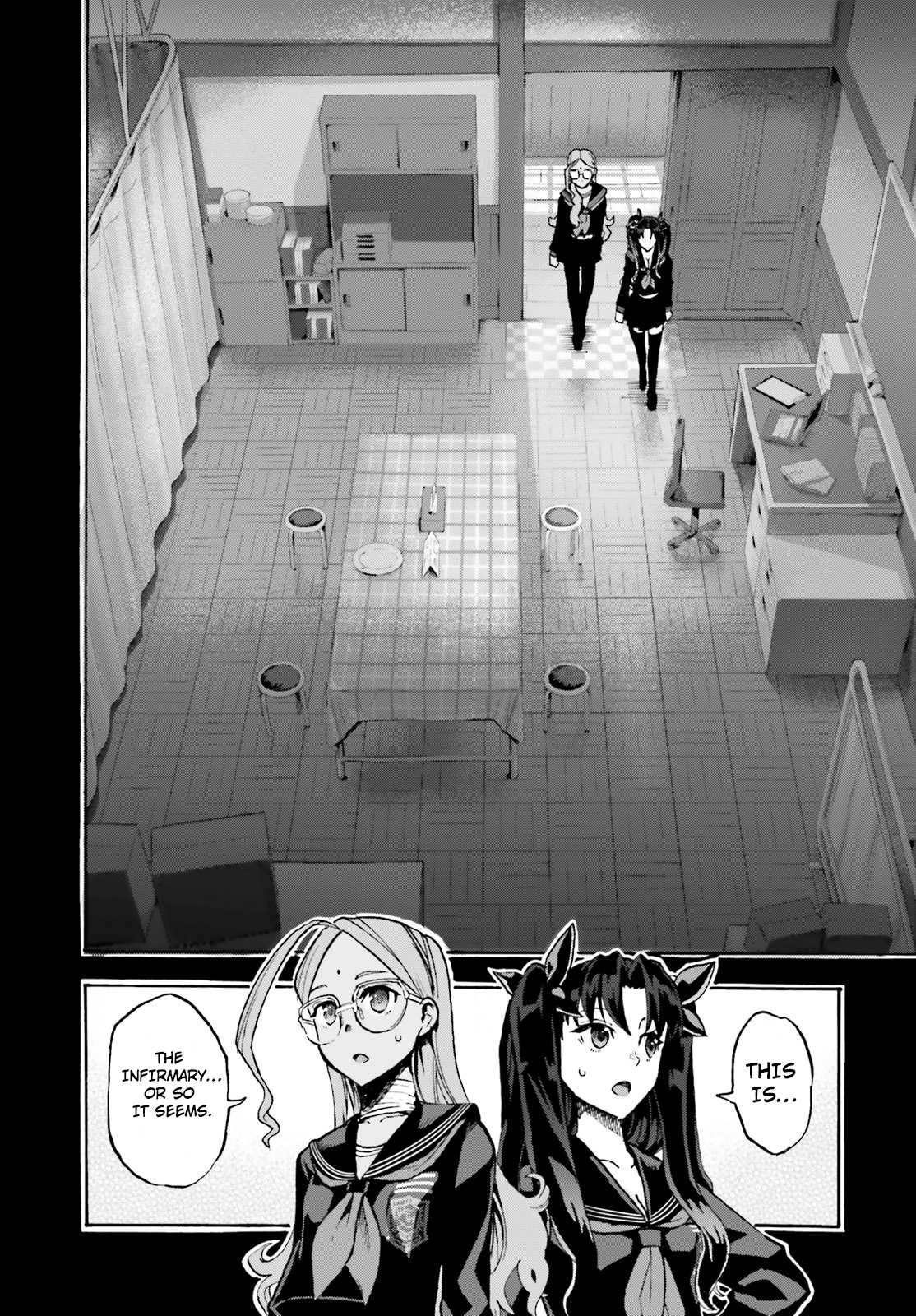 Fate/Extra CCC - Foxtail Chapter 43 page 12 - Chapter 43: Infirmary