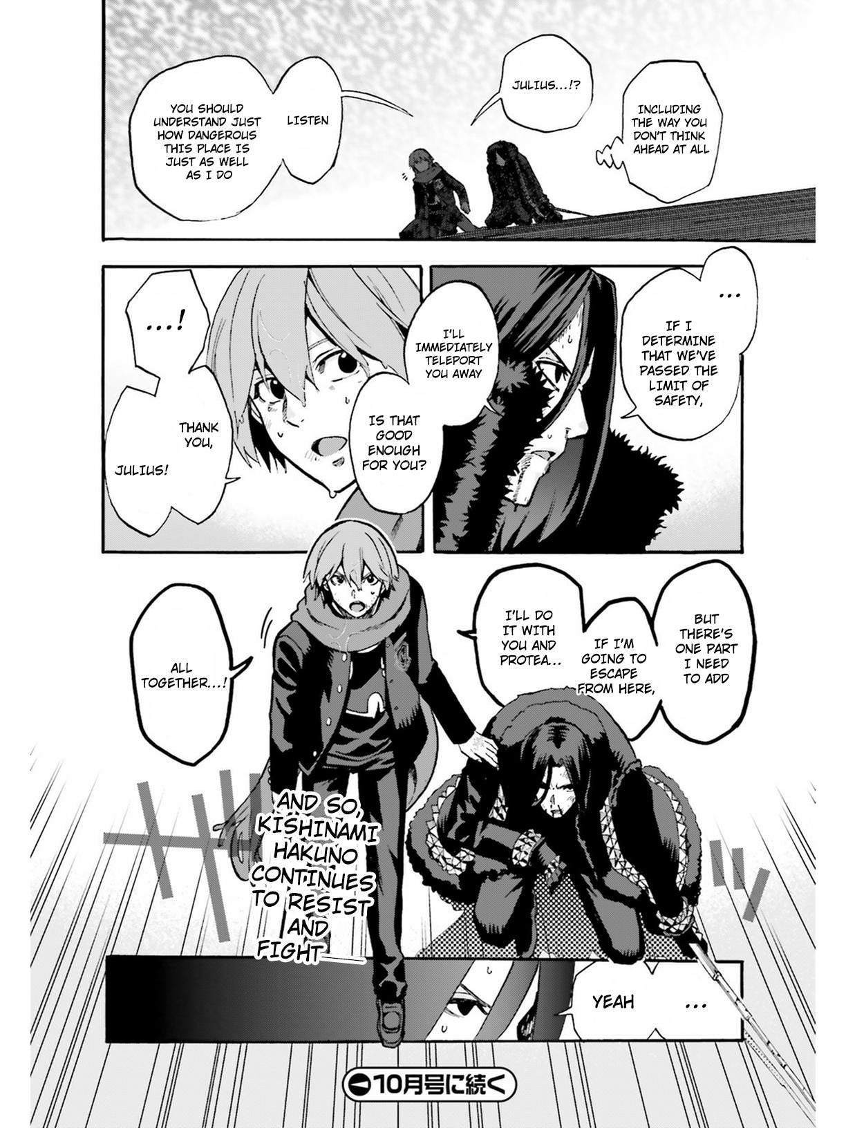 Fate/Extra CCC - Foxtail Chapter 48.5 page 11 - Chapter 48.5: Kingprotea VS Kazuradrop 2