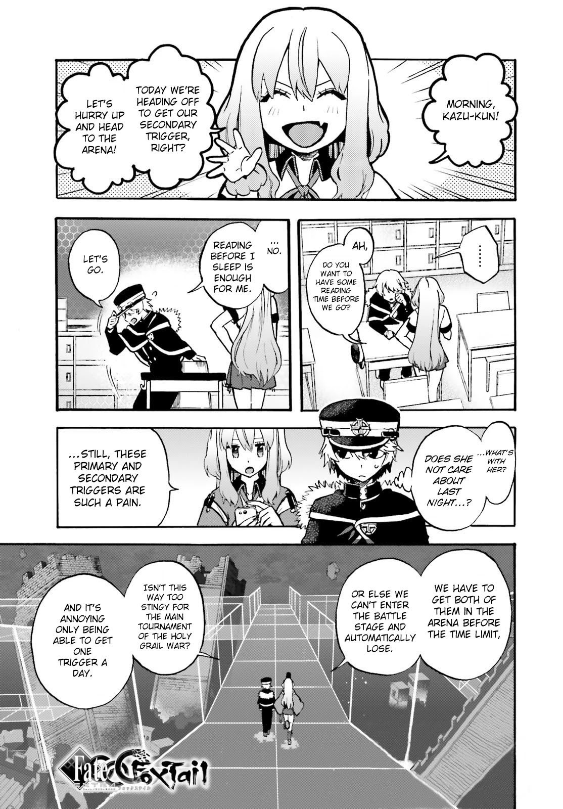 Fate/Extra CCC - Foxtail Chapter 53.5 page 1 - Chapter 53.5: Sakagami Kazuhito 3 (continued)