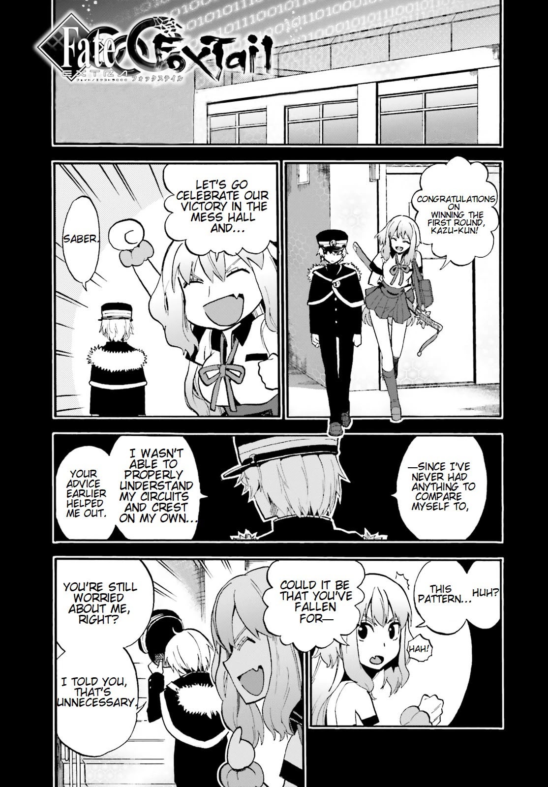 Fate/Extra CCC - Foxtail Chapter 54 page 1 - Chapter 54: Sakagami Kazuhito 4