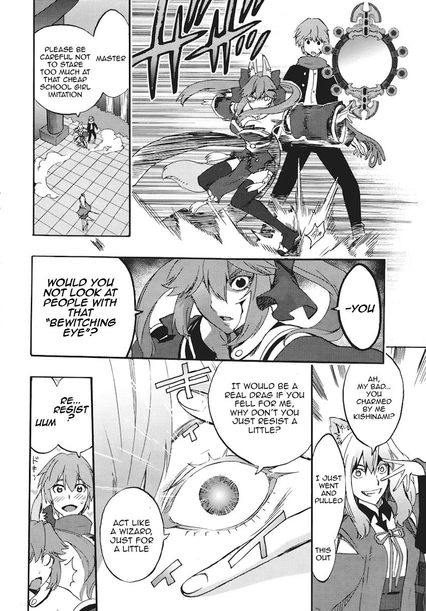 Fate/Extra CCC - Foxtail Chapter 6 page 10 - Chapter 6: Caster vs. Saber I