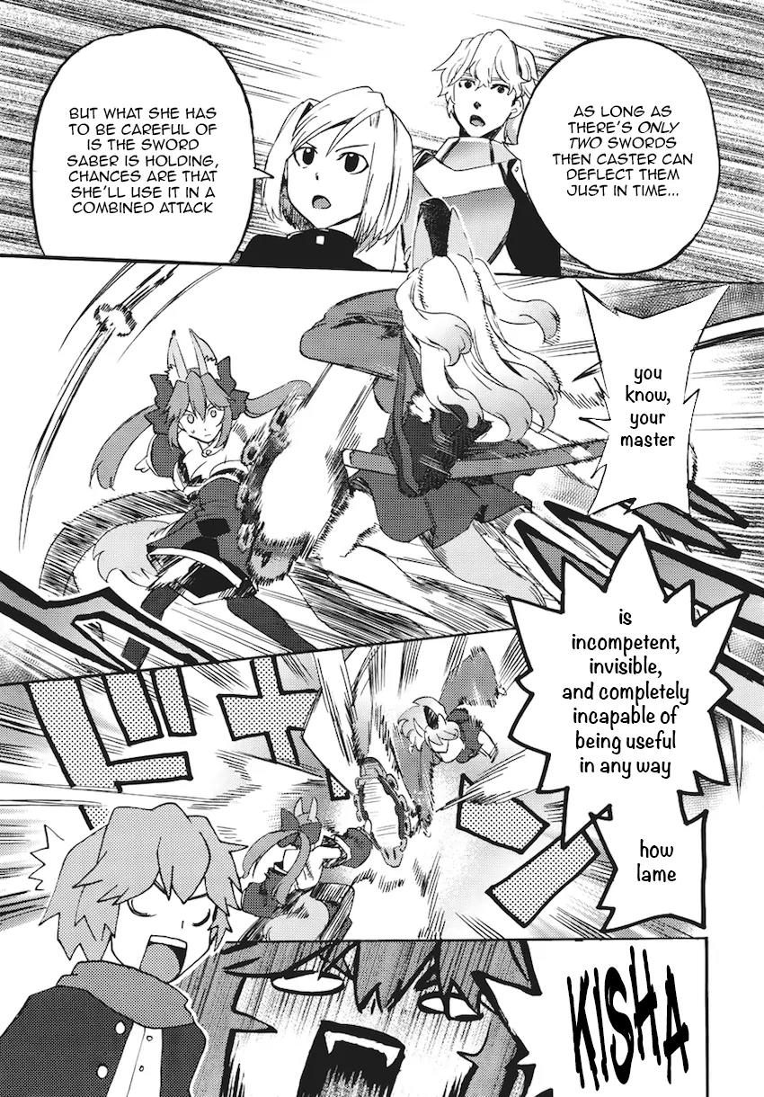 Fate/Extra CCC - Foxtail Chapter 6 page 13 - Chapter 6: Caster vs. Saber I