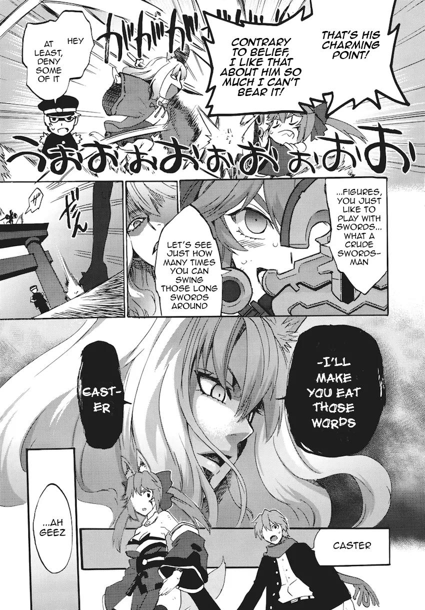 Fate/Extra CCC - Foxtail Chapter 6 page 15 - Chapter 6: Caster vs. Saber I