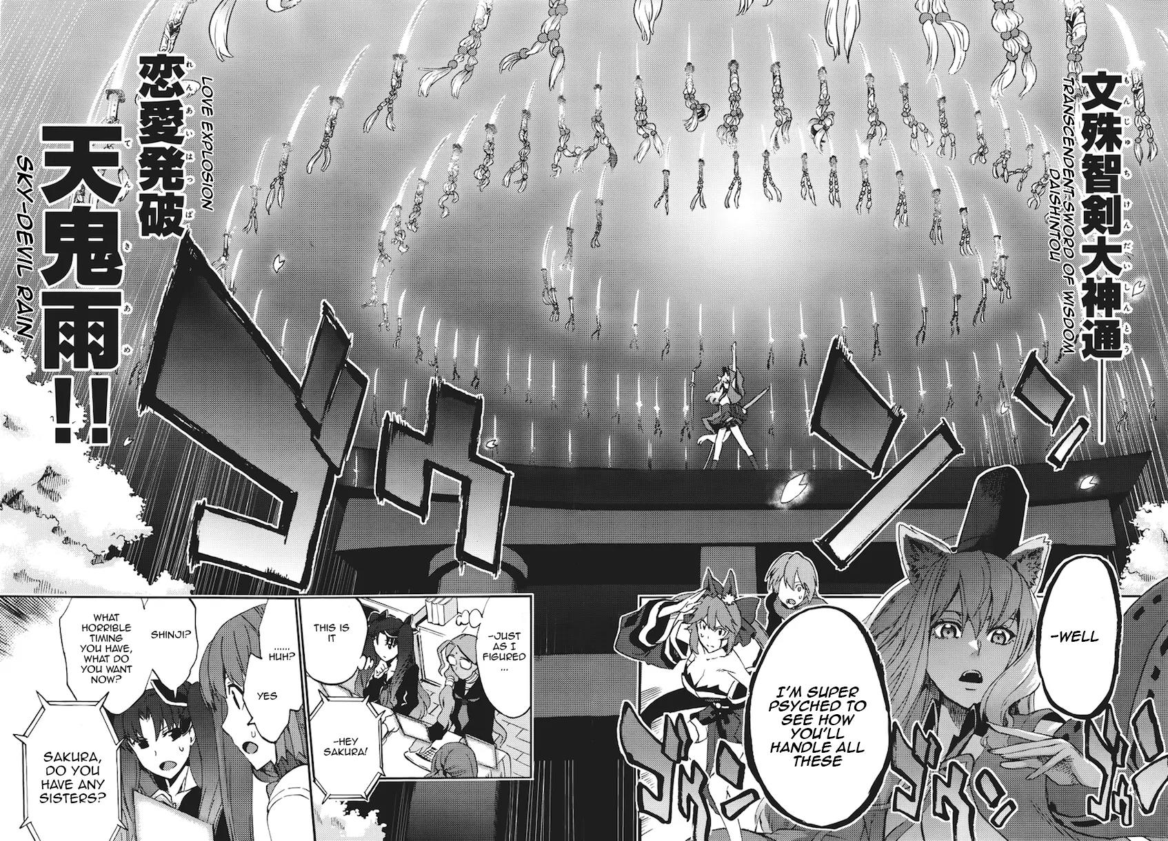 Fate/Extra CCC - Foxtail Chapter 6 page 17 - Chapter 6: Caster vs. Saber I
