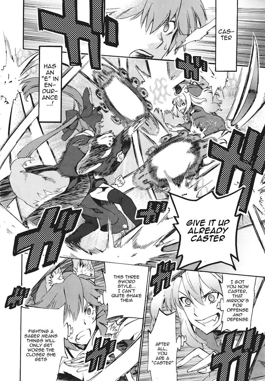 Fate/Extra CCC - Foxtail Chapter 6 page 8 - Chapter 6: Caster vs. Saber I