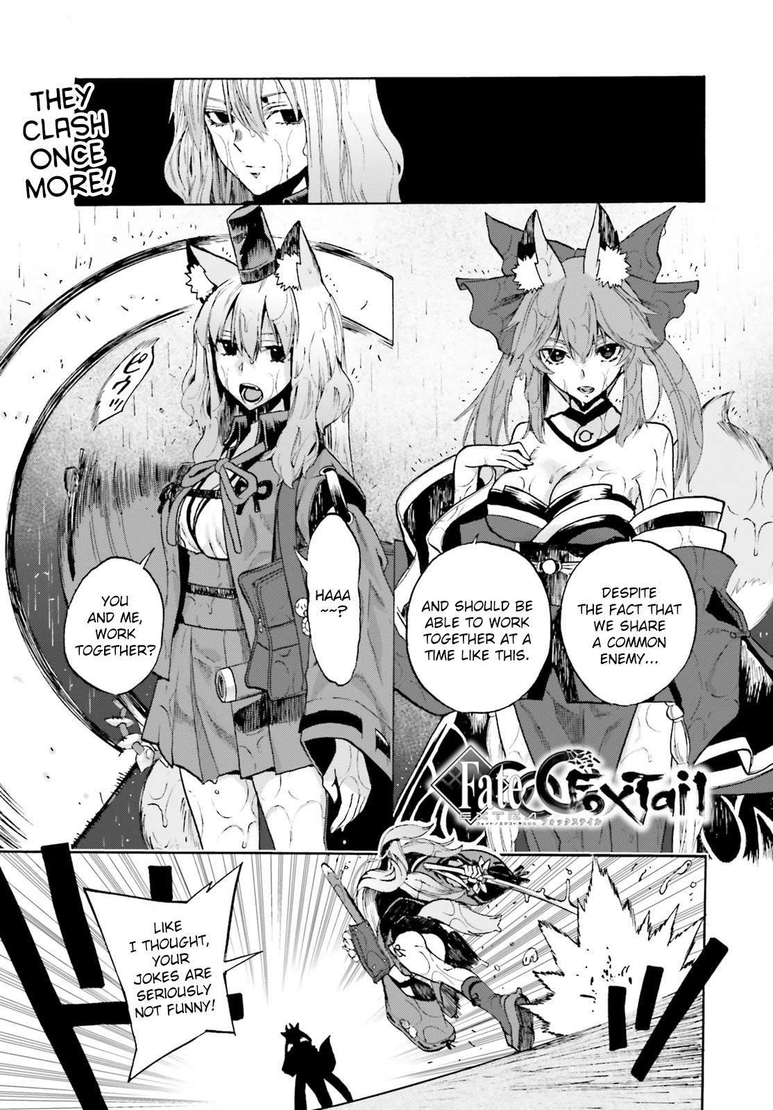 Fate/Extra CCC - Foxtail Chapter 67 page 1 - Chapter 67: Violet vs Karna