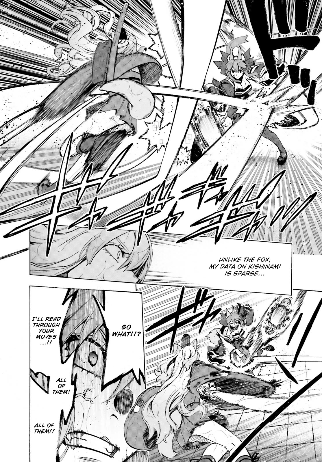Fate/Extra CCC - Foxtail Chapter 73 page 16 - Chapter 73: Caster vs Saber V