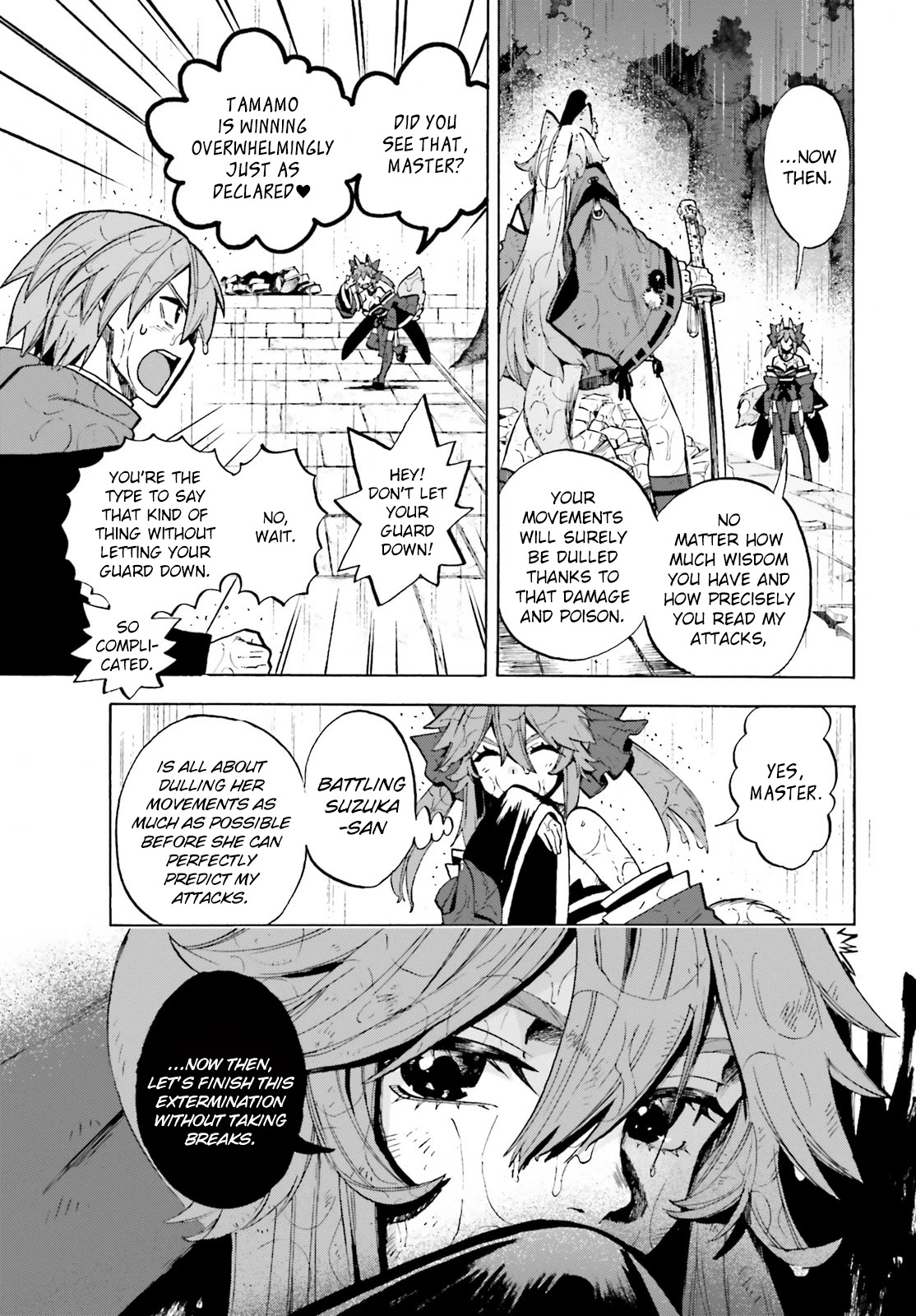 Fate/Extra CCC - Foxtail Chapter 74 page 5 - Chapter 74: Caster vs Saber VI