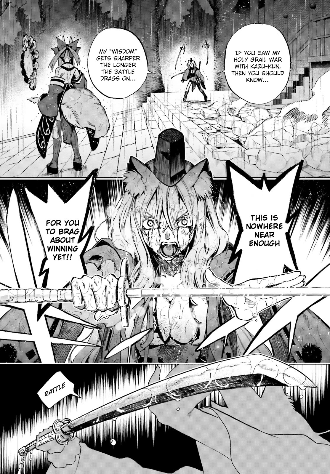 Fate/Extra CCC - Foxtail Chapter 74 page 6 - Chapter 74: Caster vs Saber VI