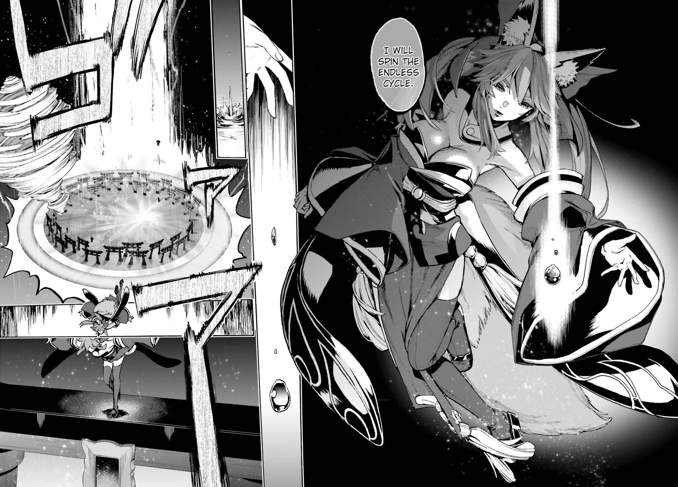 Fate/Extra CCC - Foxtail Chapter 86 page 6 - Chapter 86: Suiten Nikkō Amaterasu Yano Shizu-Ishi