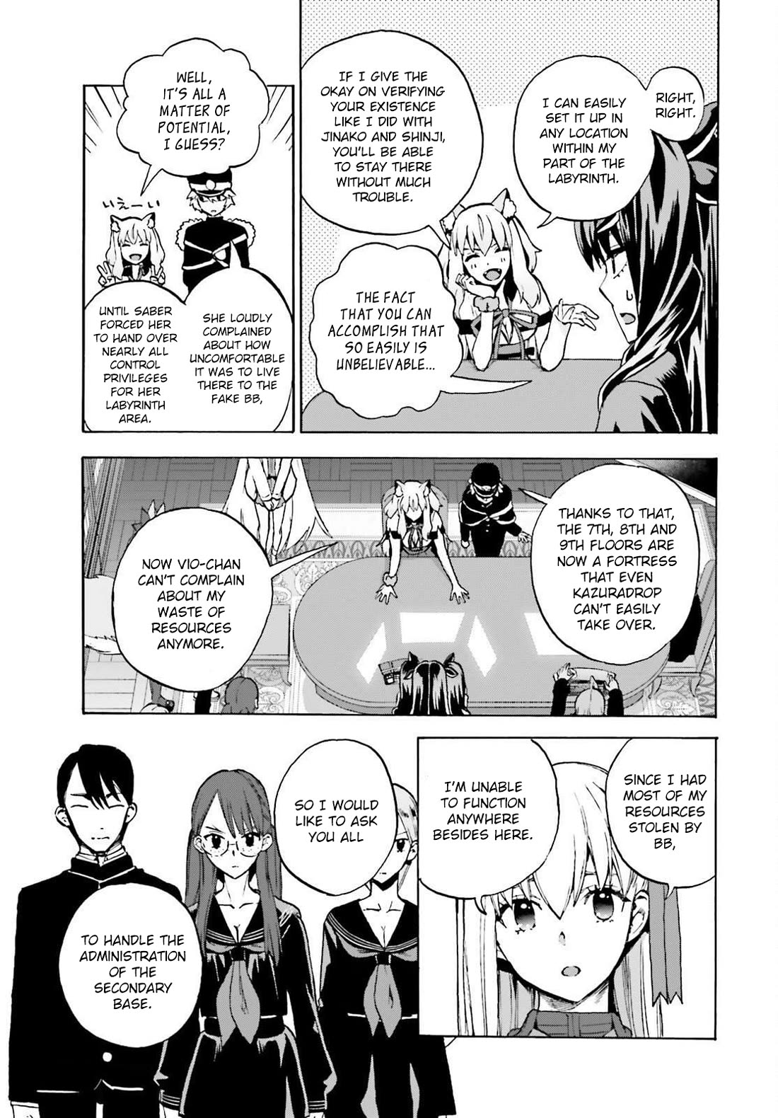Fate/Extra CCC - Foxtail Chapter 93 page 3 - Chapter 93: The Night Before