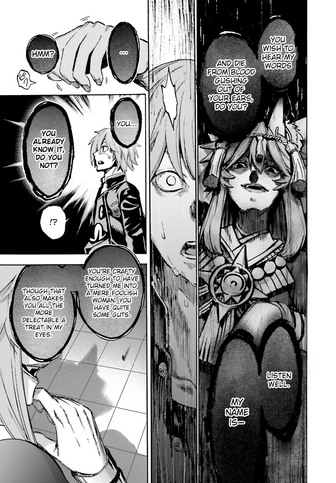 Fate/Extra CCC - Foxtail Chapter 96 page 9 - Chapter 96: Golden White Face