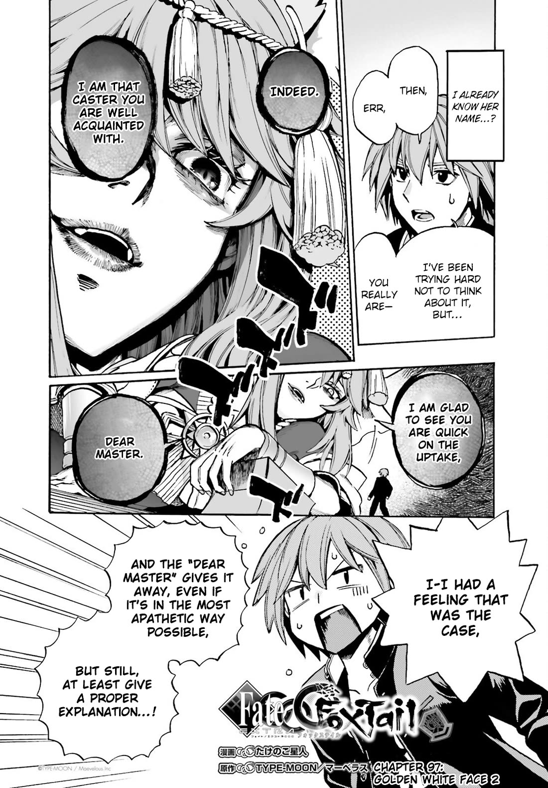 Fate/Extra CCC - Foxtail Chapter 97 page 2 - Chapter 97: Golden White Face 2