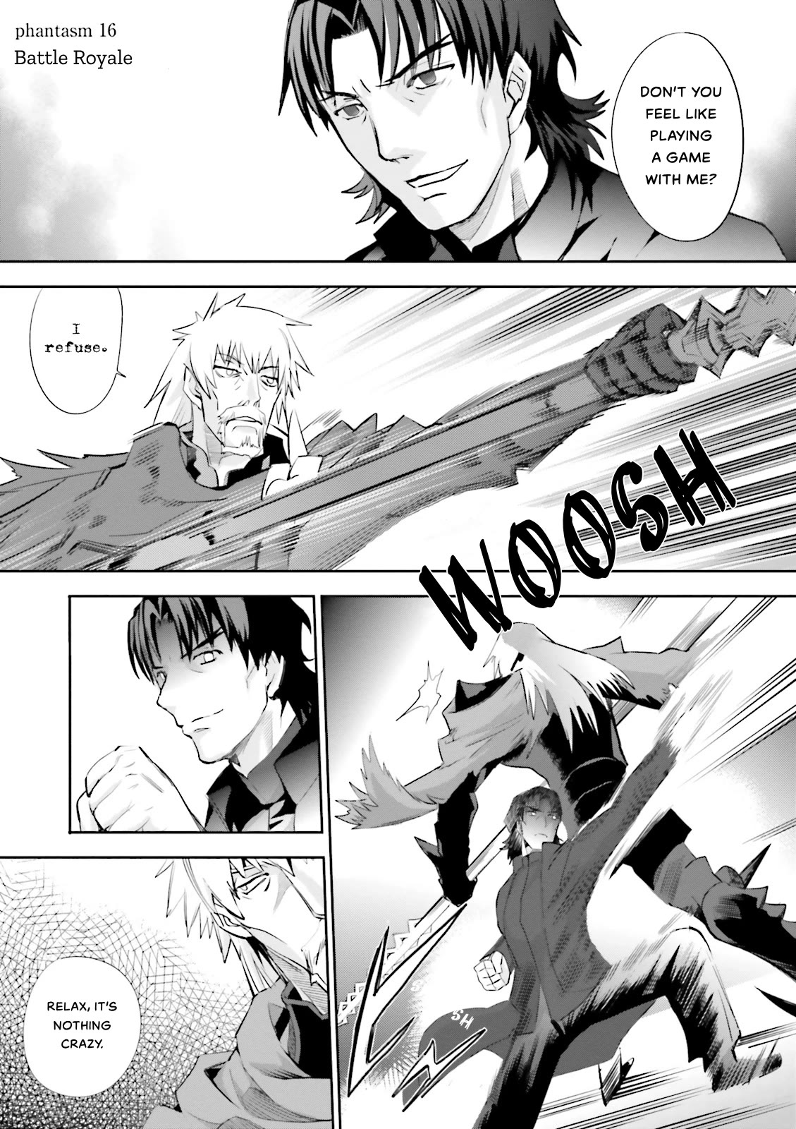 Fate/Extra Chapter 16 page 1 - Chapter 16: Battle Royale