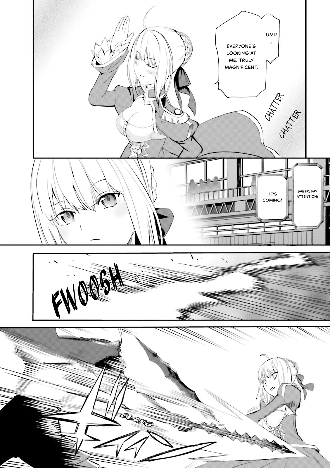 Fate/Extra Chapter 16 page 12 - Chapter 16: Battle Royale