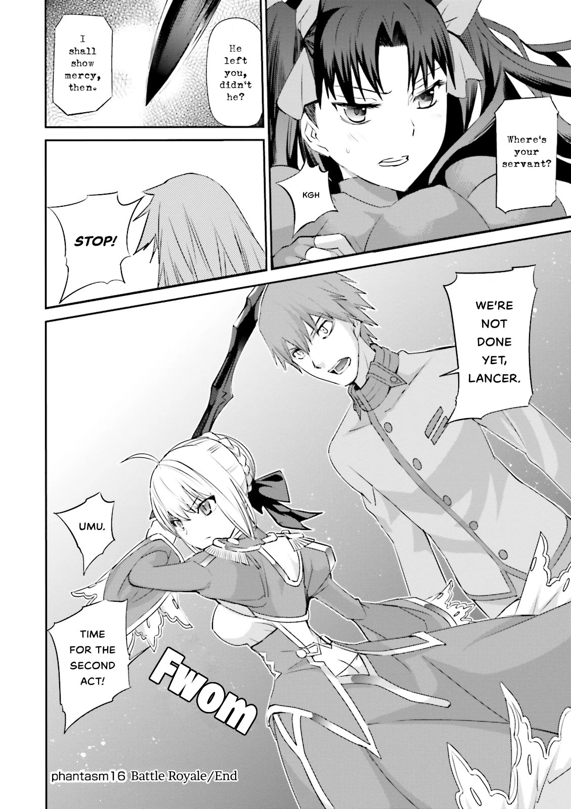 Fate/Extra Chapter 16 page 24 - Chapter 16: Battle Royale