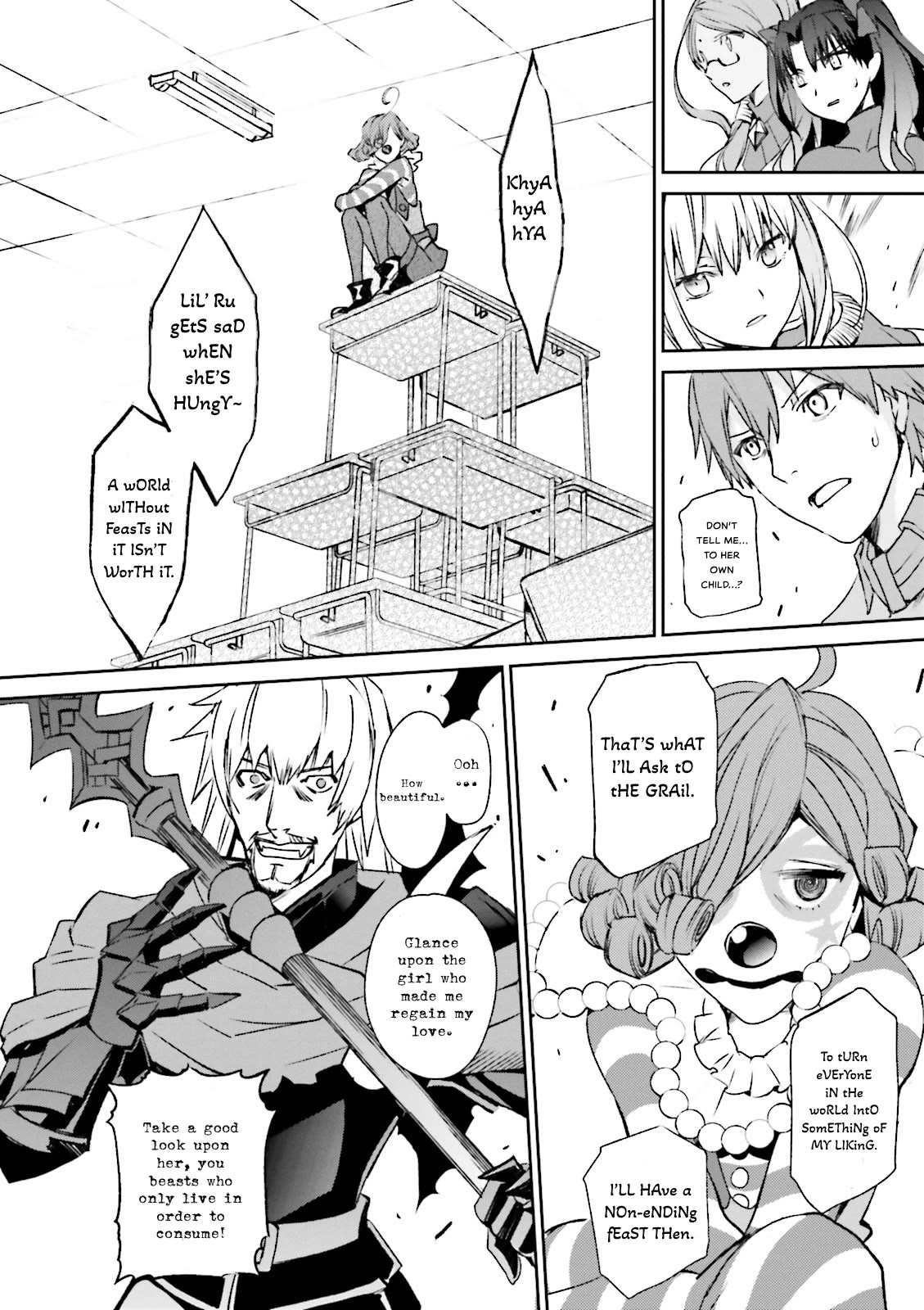 Fate/Extra Chapter 17 page 9 - Chapter 17: Clown and the Monster
