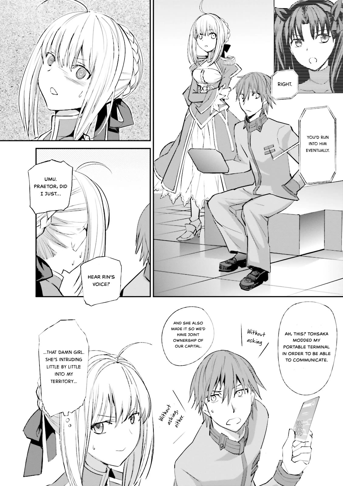 Fate/Extra Chapter 18 page 9 - Chapter 18: The Most Sinister Assassin