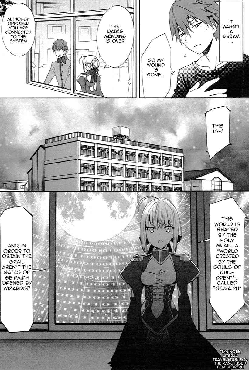 Fate/Extra Chapter 2 page 11 - Chapter 2: The Curtain Rises on the Holy Grail War