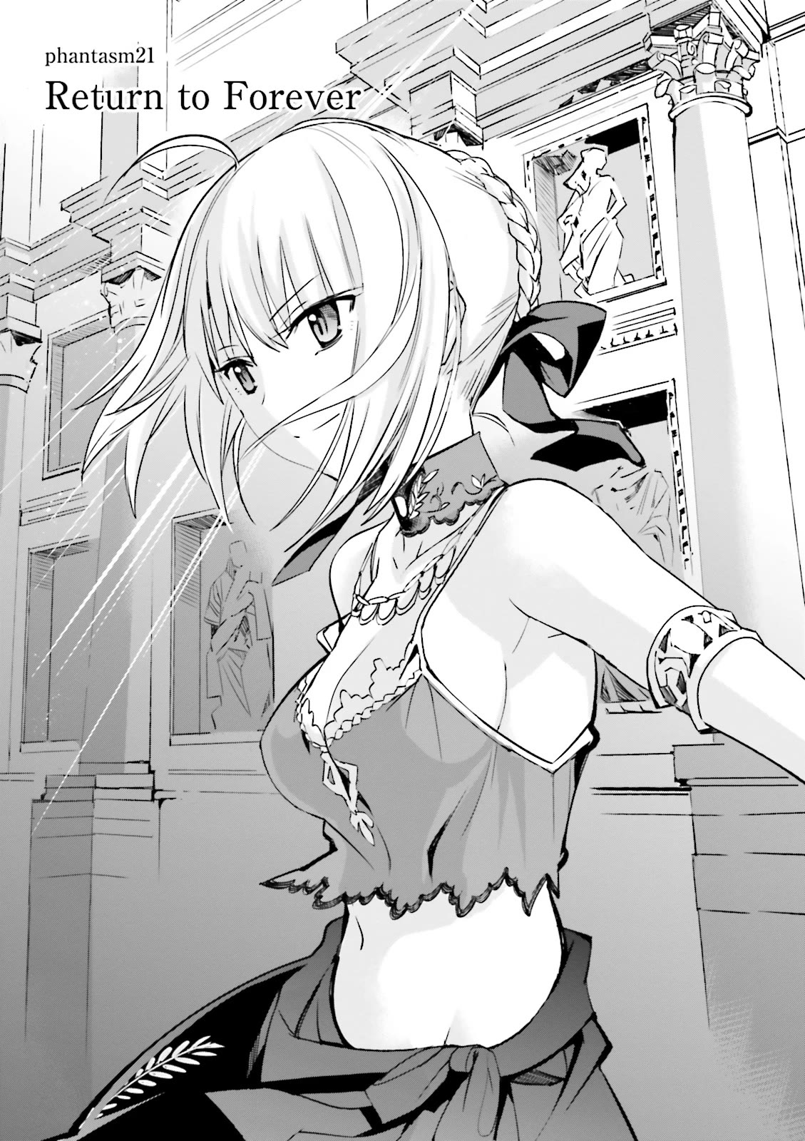 Fate/Extra Chapter 21 page 1 - Chapter 21: Return to Forever