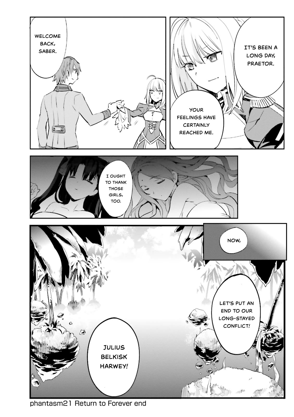 Fate/Extra Chapter 21 page 22 - Chapter 21: Return to Forever