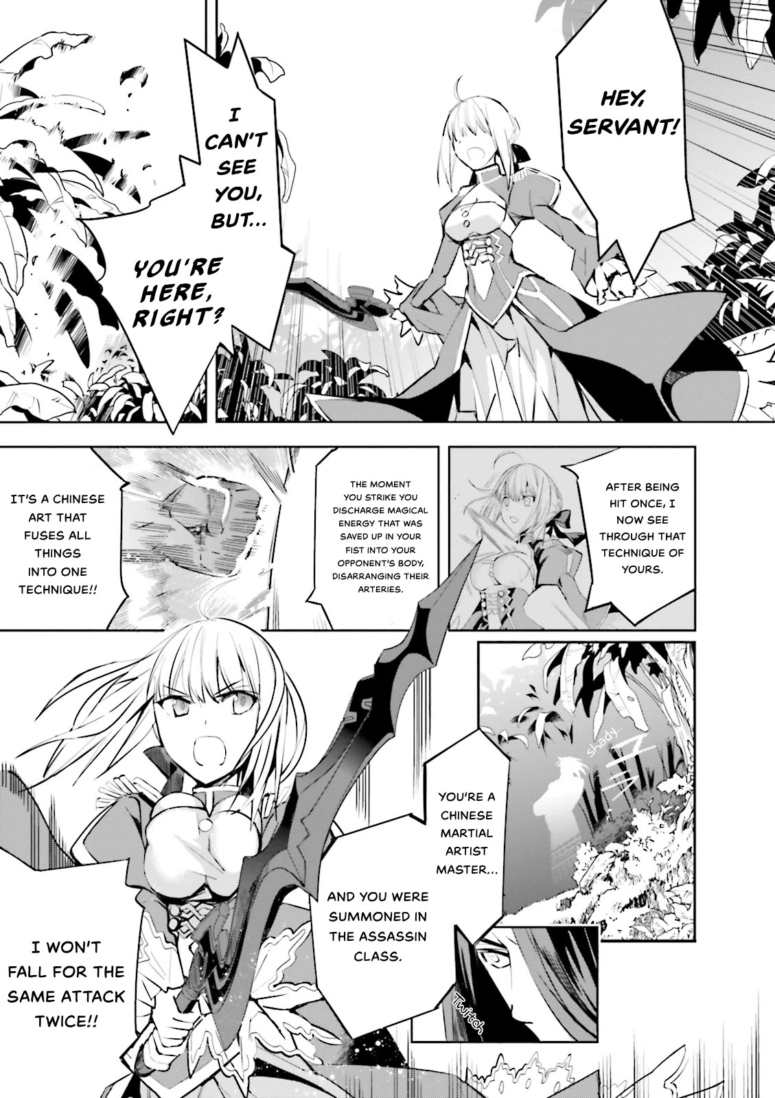 Fate/Extra Chapter 22 page 9 - Chapter 22: Investigating Assassin