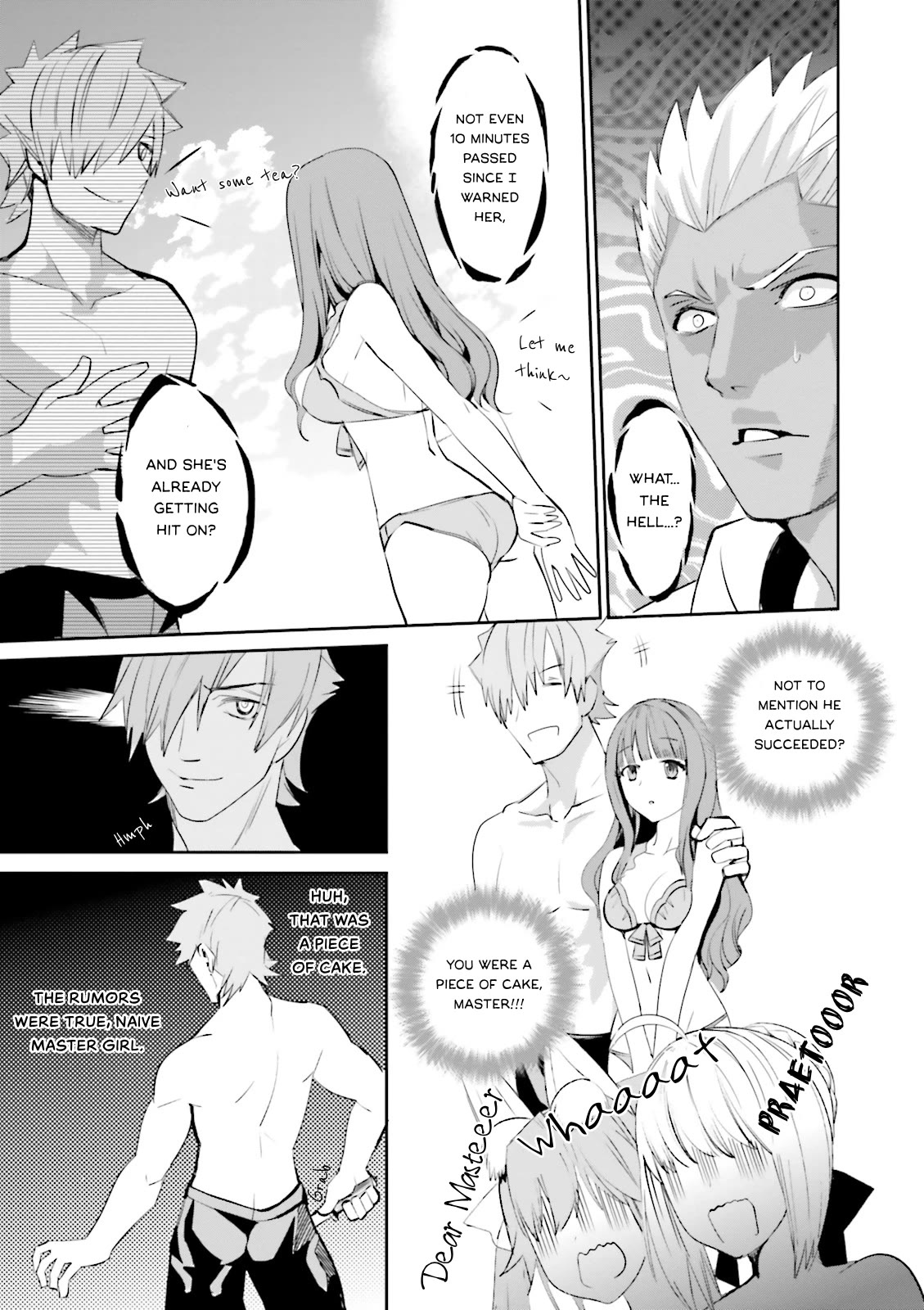 Fate/Extra Chapter 25.5 page 3 - Chapter 25.5: Swimsuit Chapter