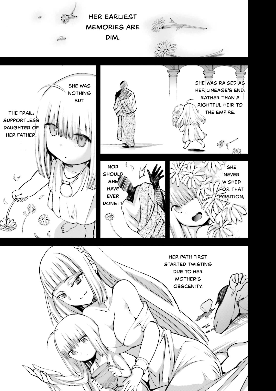 Fate/Extra Chapter 25 page 1 - Chapter 25: Roses, Flames and Eternity