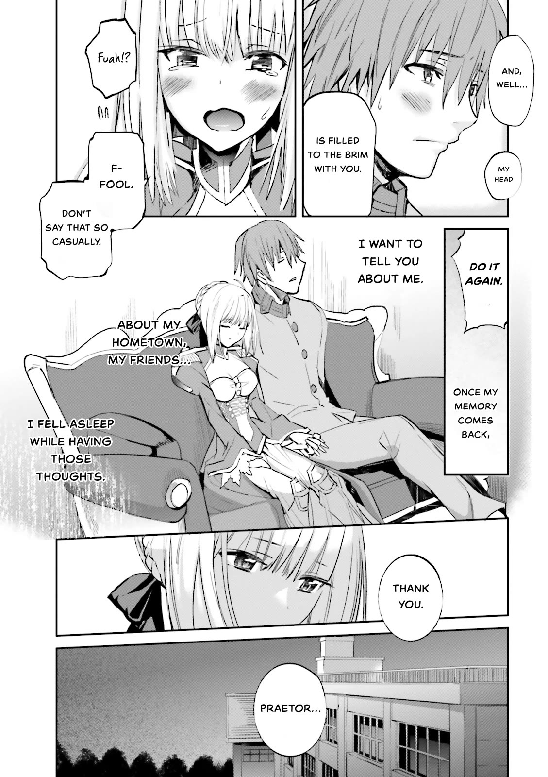 Fate/Extra Chapter 25 page 23 - Chapter 25: Roses, Flames and Eternity