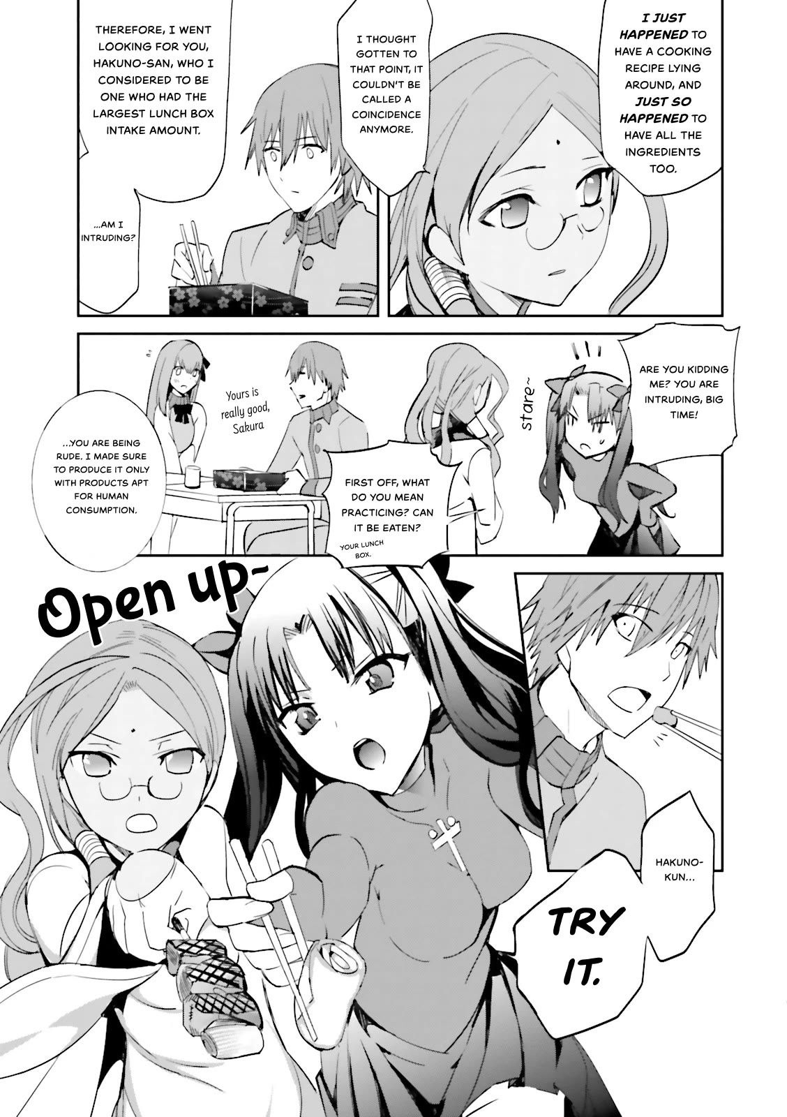 Fate/Extra Chapter 26 page 11 - Chapter 26: Hakuno's Harem Plan!?