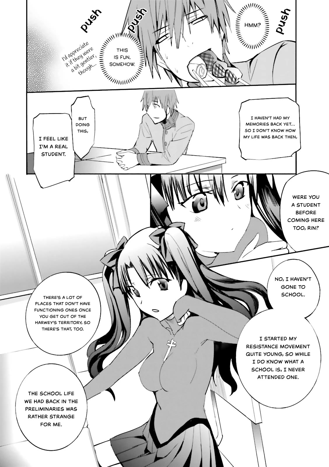 Fate/Extra Chapter 26 page 12 - Chapter 26: Hakuno's Harem Plan!?