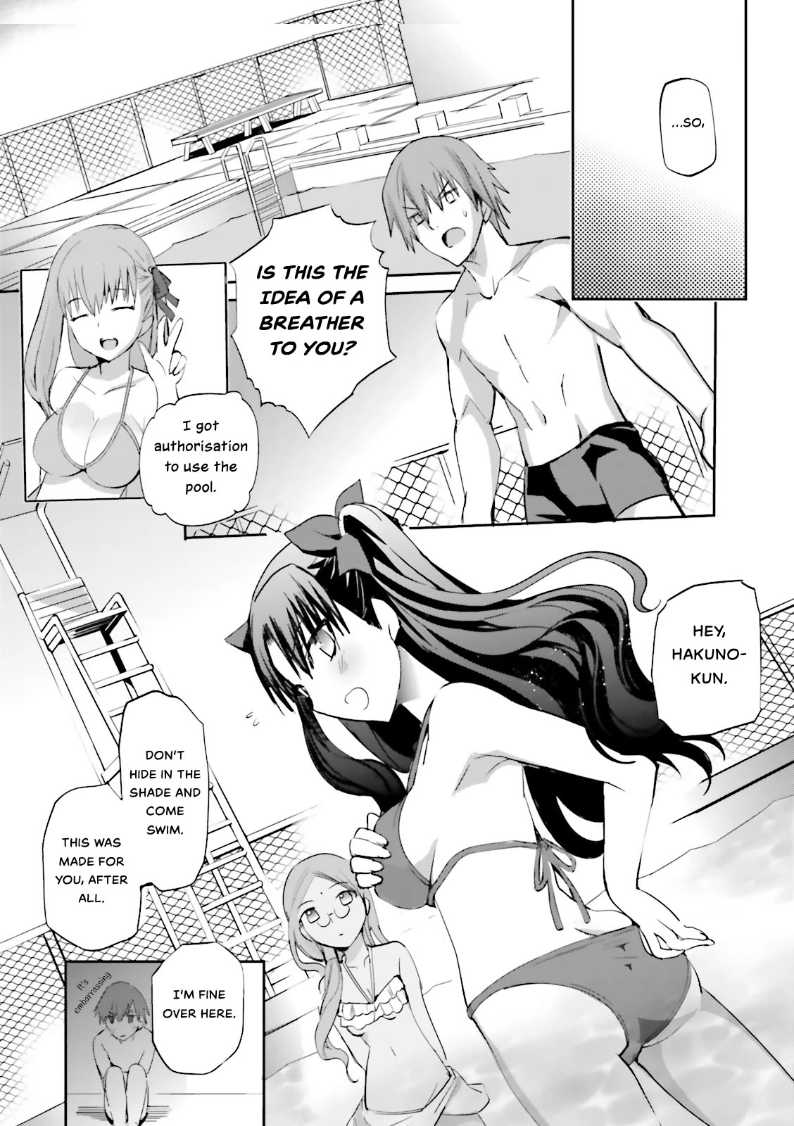 Fate/Extra Chapter 26 page 14 - Chapter 26: Hakuno's Harem Plan!?