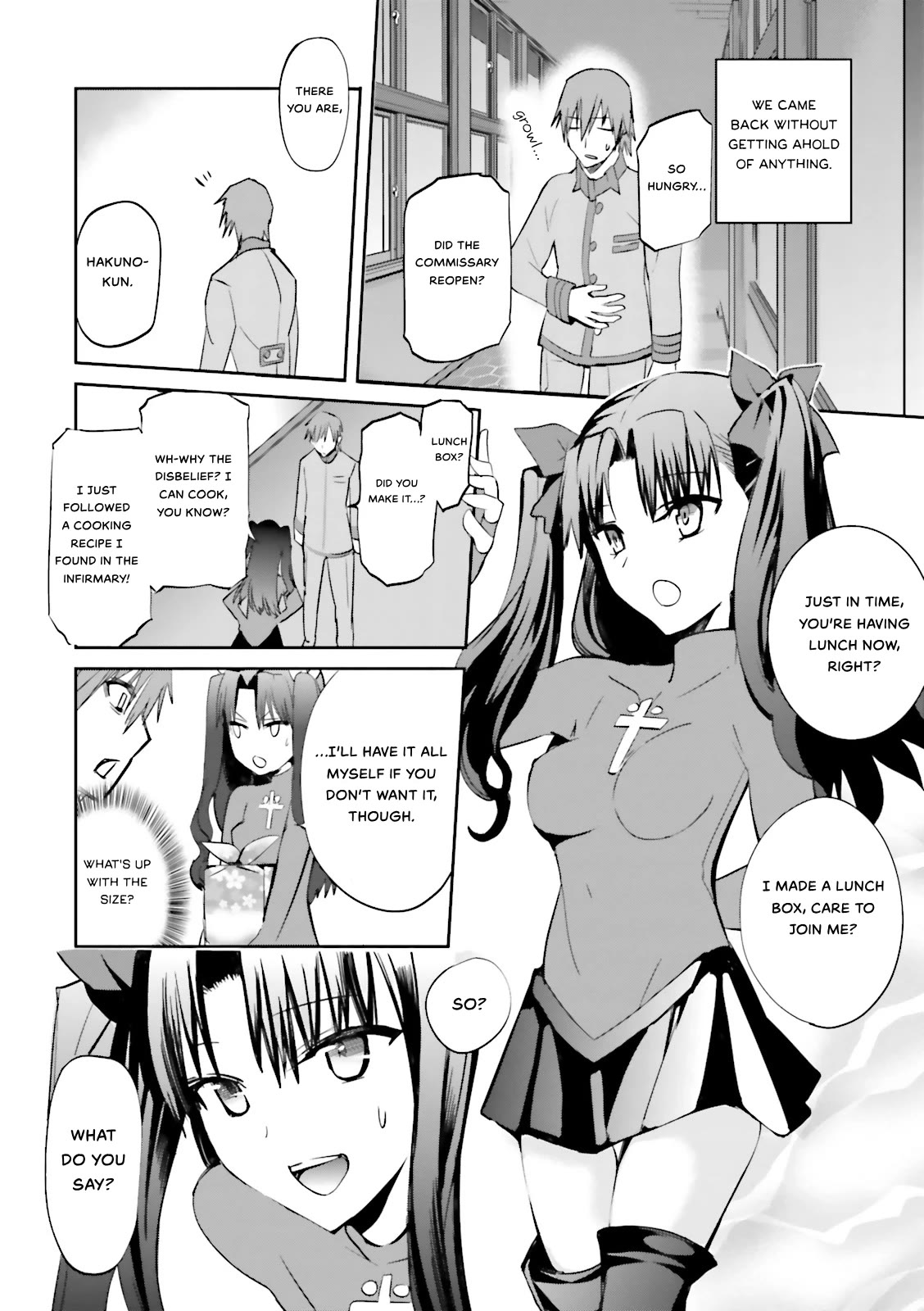 Fate/Extra Chapter 26 page 8 - Chapter 26: Hakuno's Harem Plan!?
