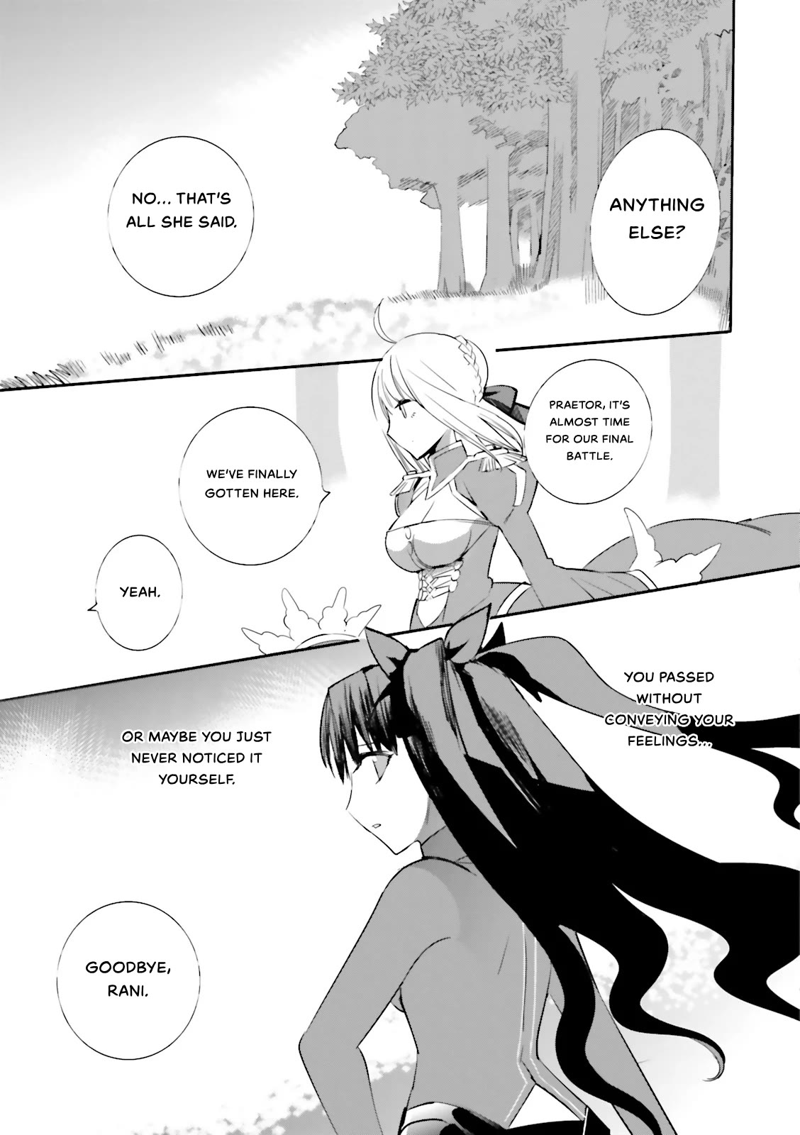Fate/Extra Chapter 28 page 14 - Chapter 28: One Last Smile