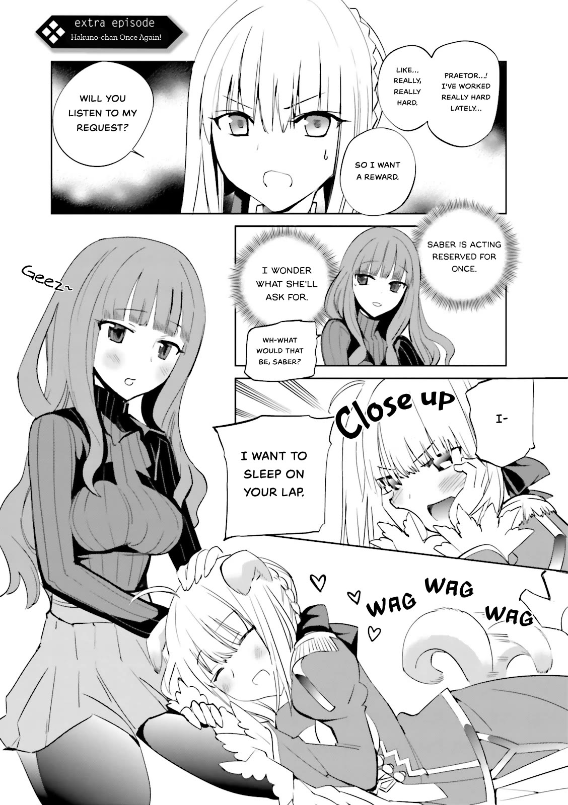 Fate/Extra Chapter 31.1 page 2 - Chapter 31.1: Hakuno-chan Once Again!