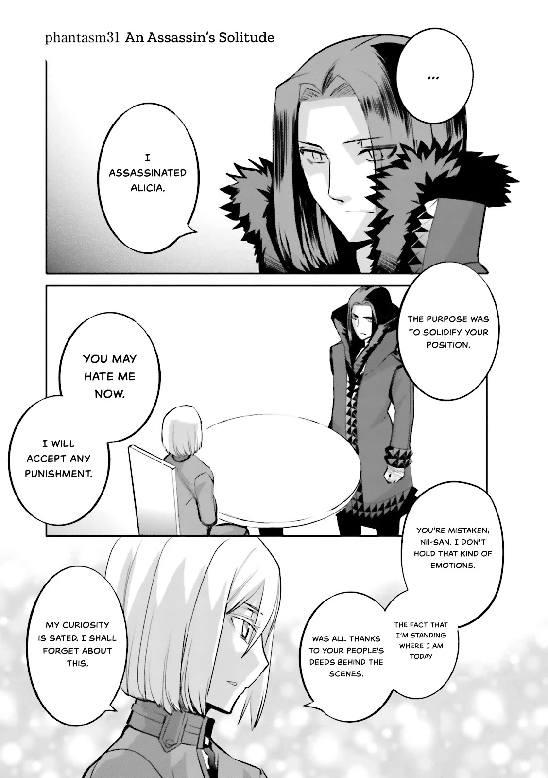 Fate/Extra Chapter 31 page 1 - Chapter 31: An Assassin's Solitude