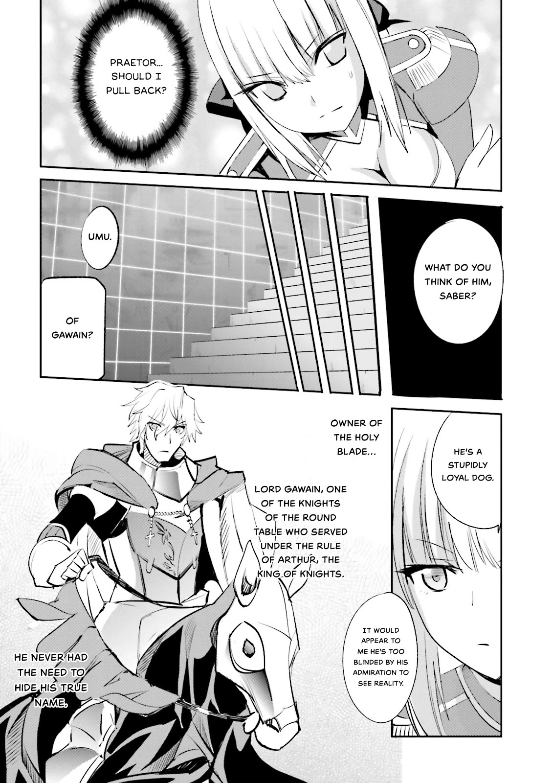 Fate/Extra Chapter 32 page 15 - Chapter 32: Battle of Irregulars