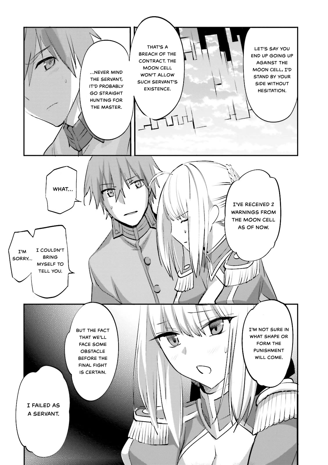 Fate/Extra Chapter 32 page 21 - Chapter 32: Battle of Irregulars