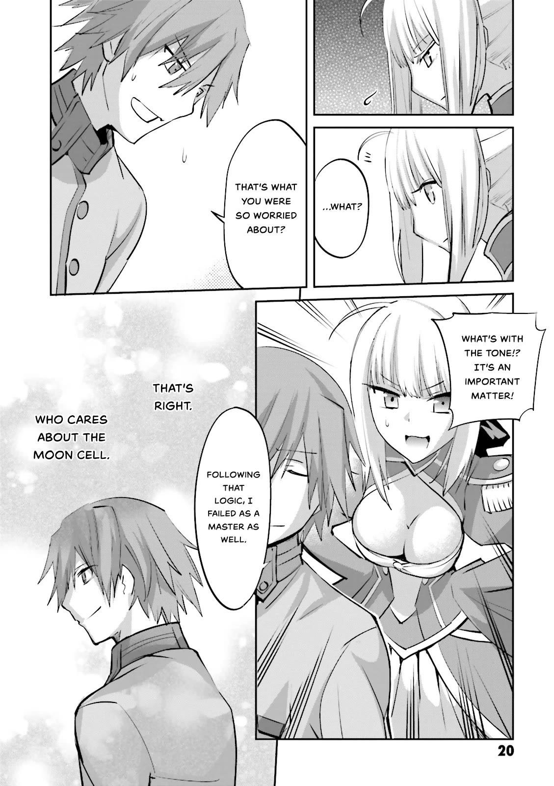 Fate/Extra Chapter 32 page 22 - Chapter 32: Battle of Irregulars