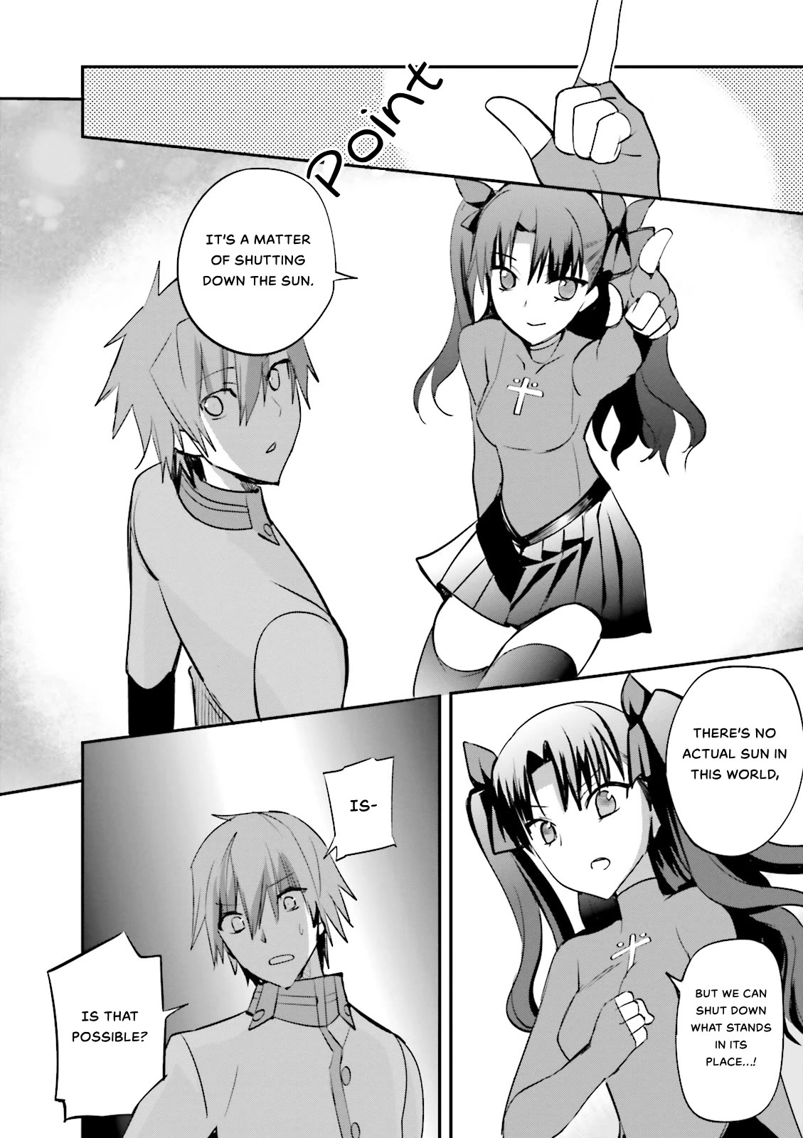 Fate/Extra Chapter 33 page 12 - Chapter 33: Real World Logic
