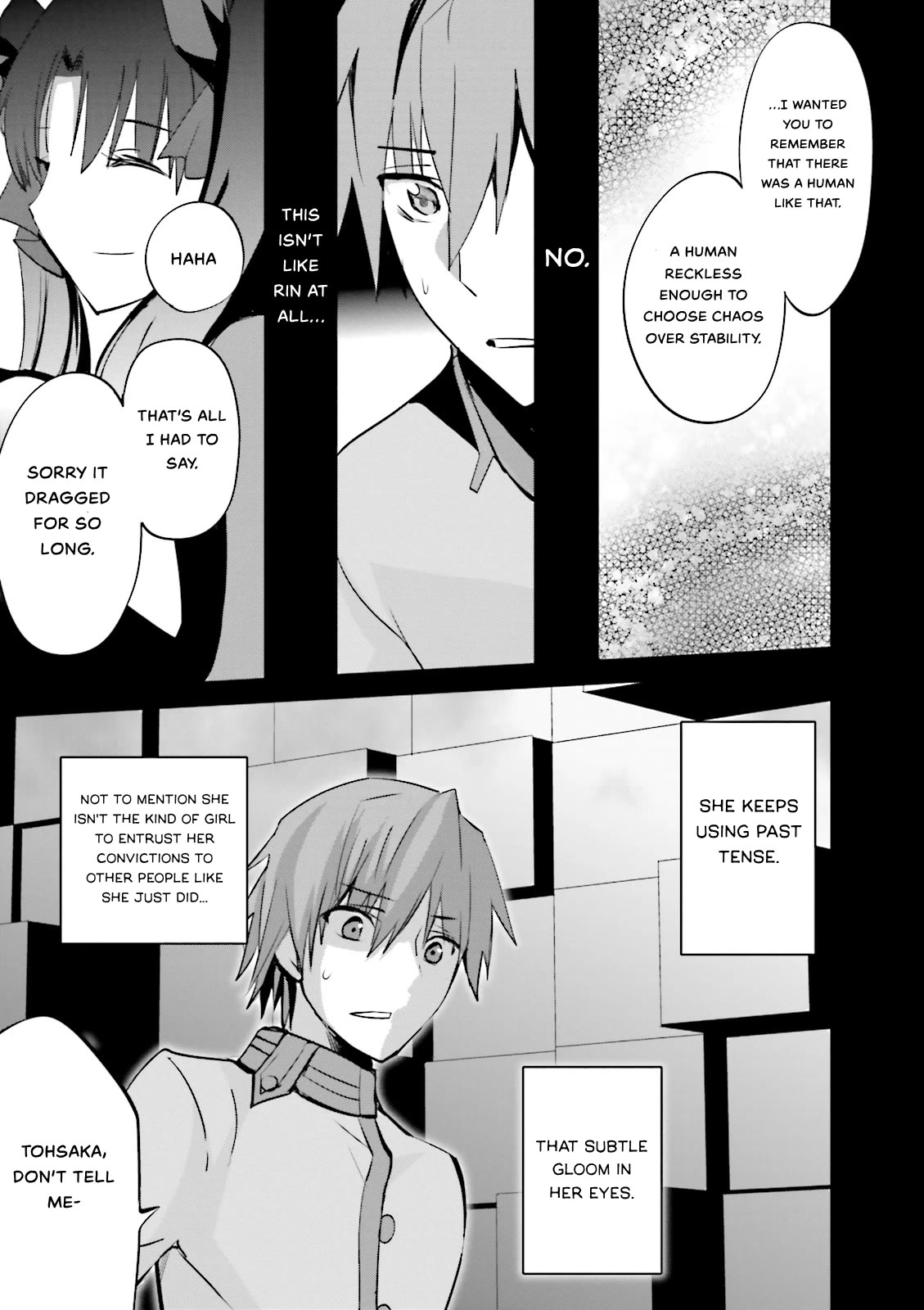 Fate/Extra Chapter 33 page 19 - Chapter 33: Real World Logic