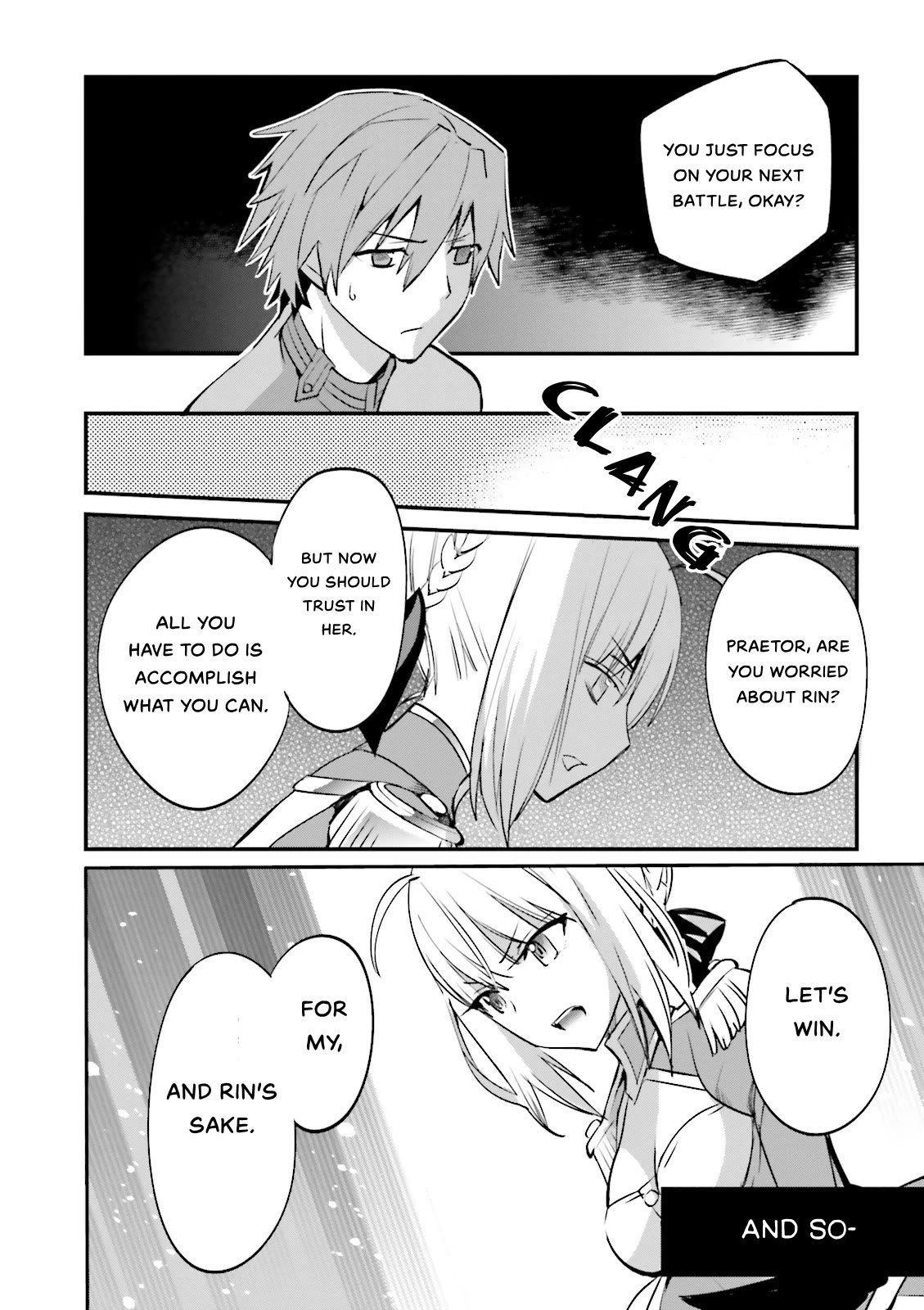 Fate/Extra Chapter 33 page 22 - Chapter 33: Real World Logic