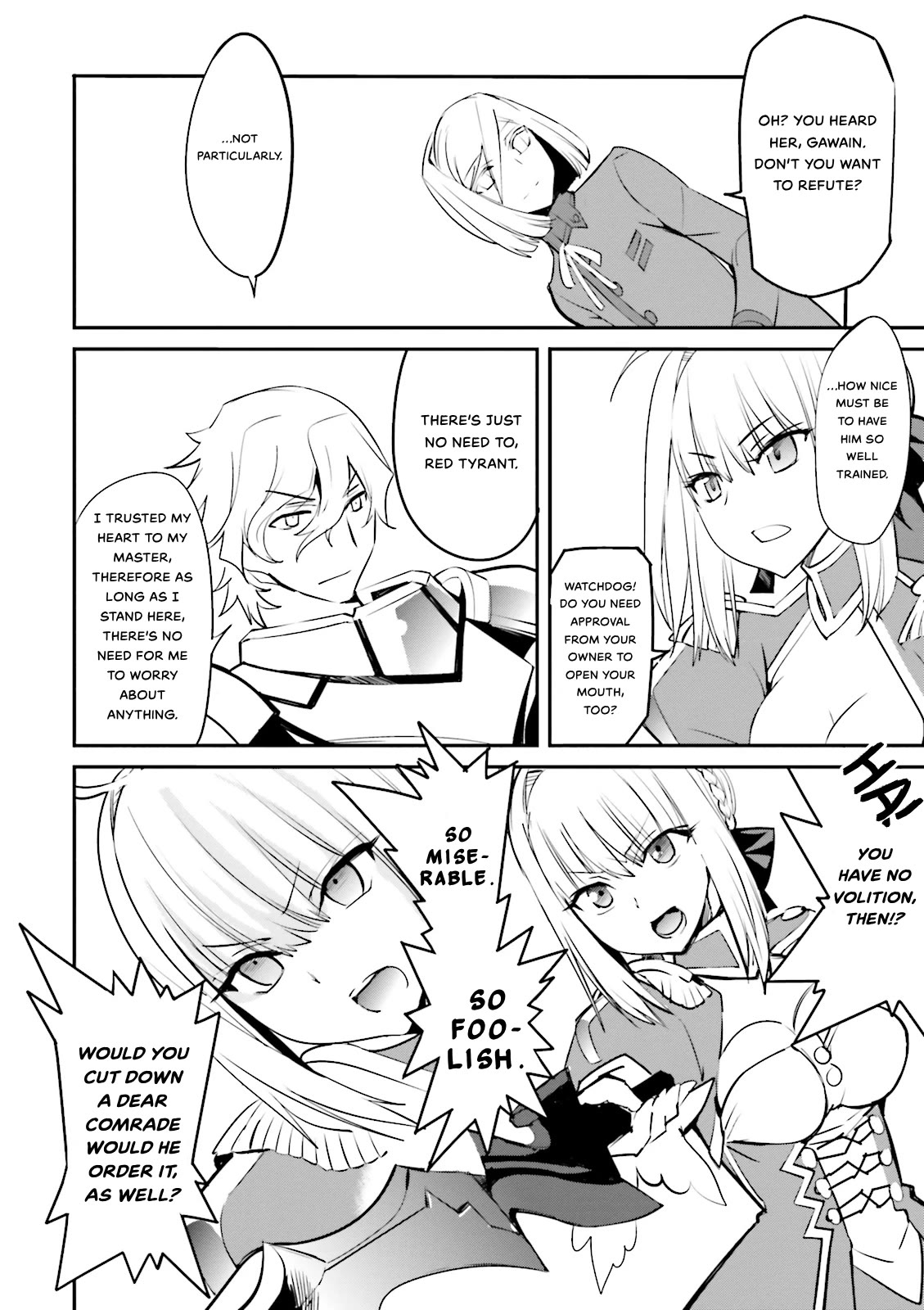 Fate/Extra Chapter 34 page 12 - Chapter 34: Seventh Heaven Art Graph