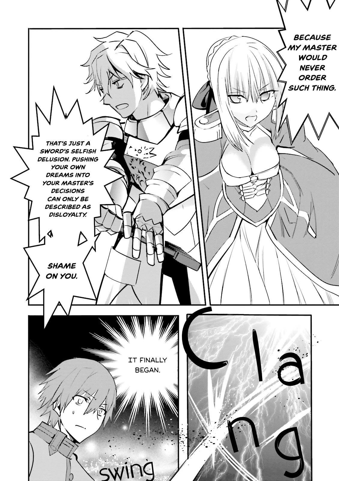 Fate/Extra Chapter 34 page 14 - Chapter 34: Seventh Heaven Art Graph