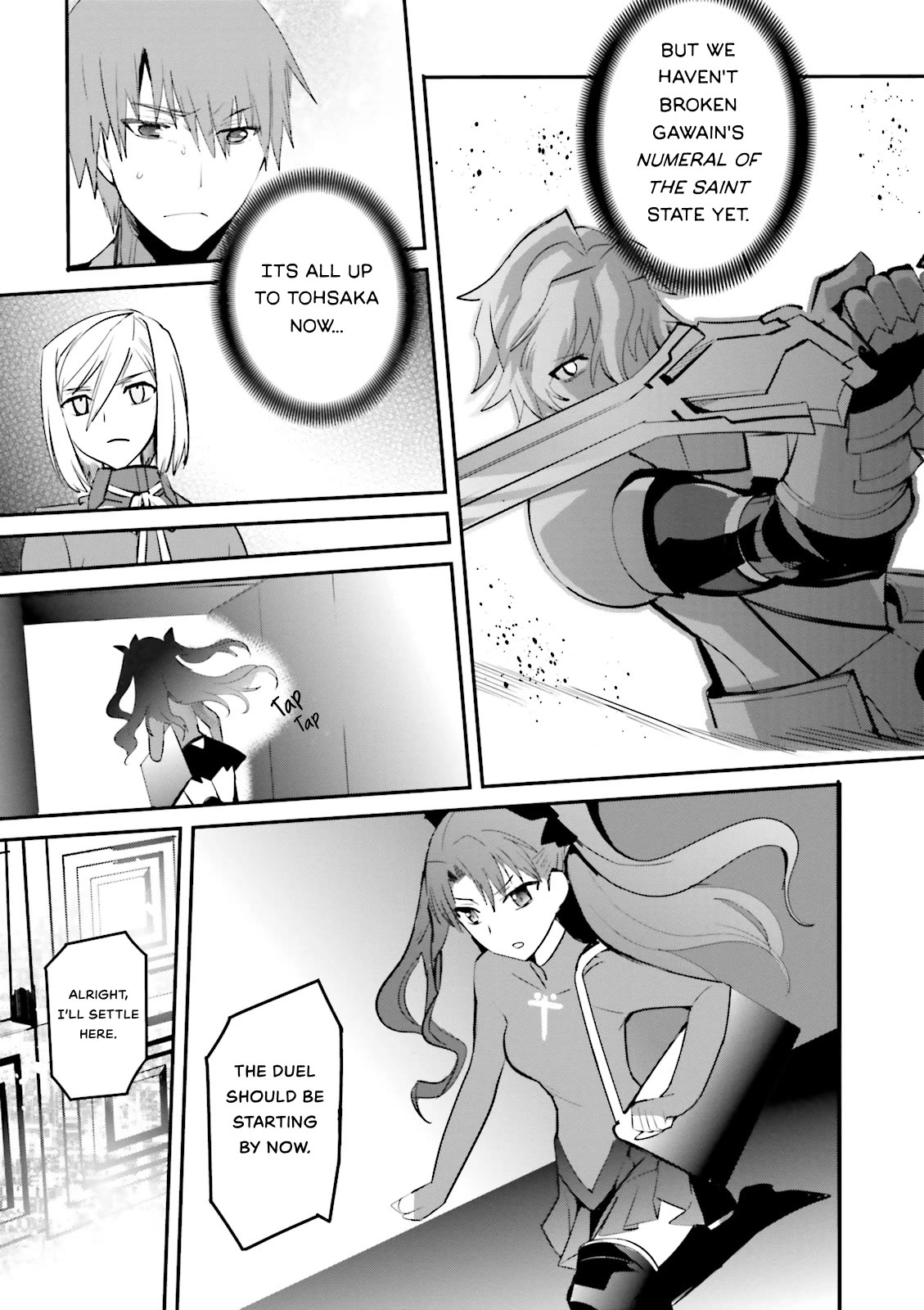 Fate/Extra Chapter 34 page 15 - Chapter 34: Seventh Heaven Art Graph