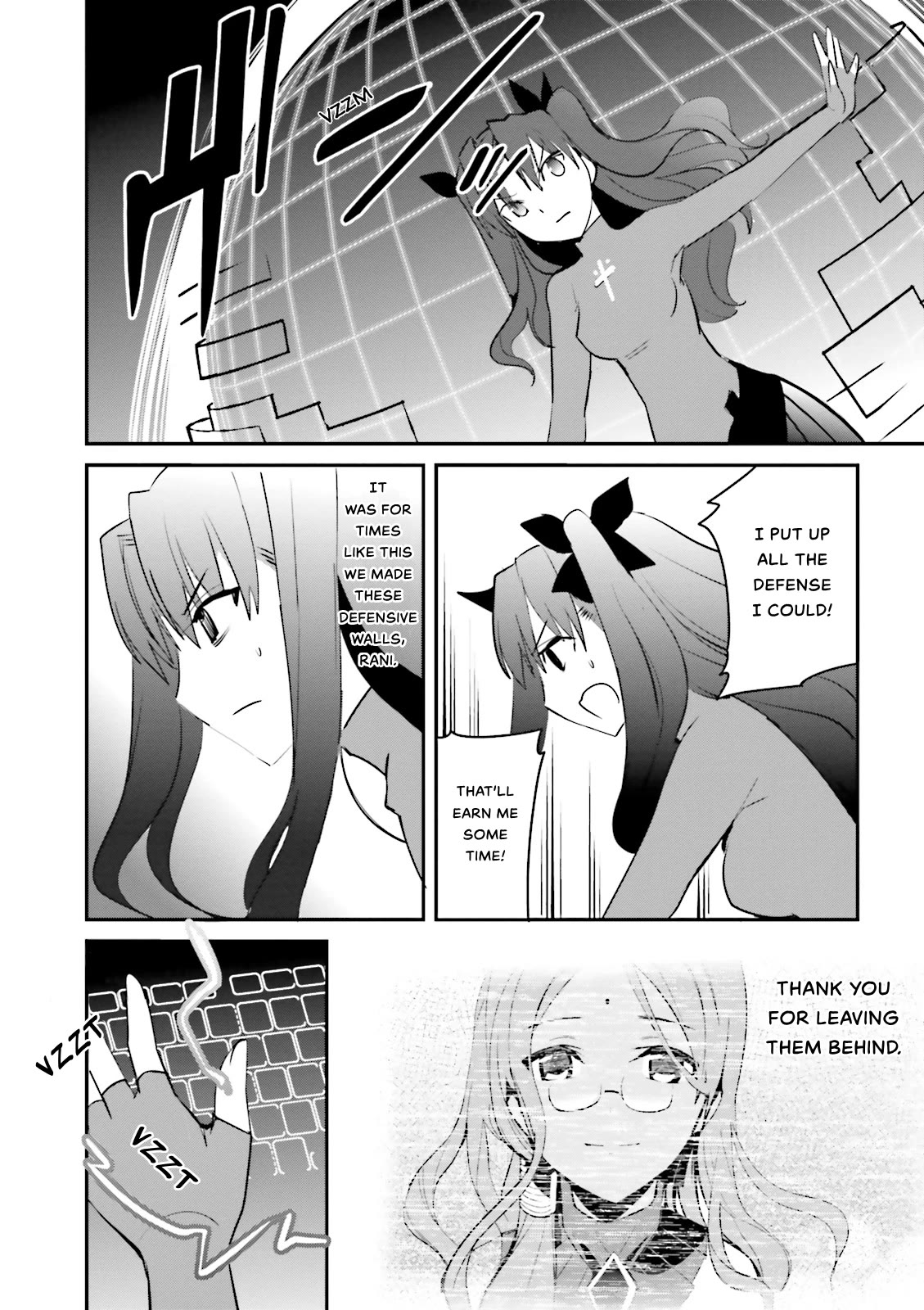 Fate/Extra Chapter 34 page 16 - Chapter 34: Seventh Heaven Art Graph