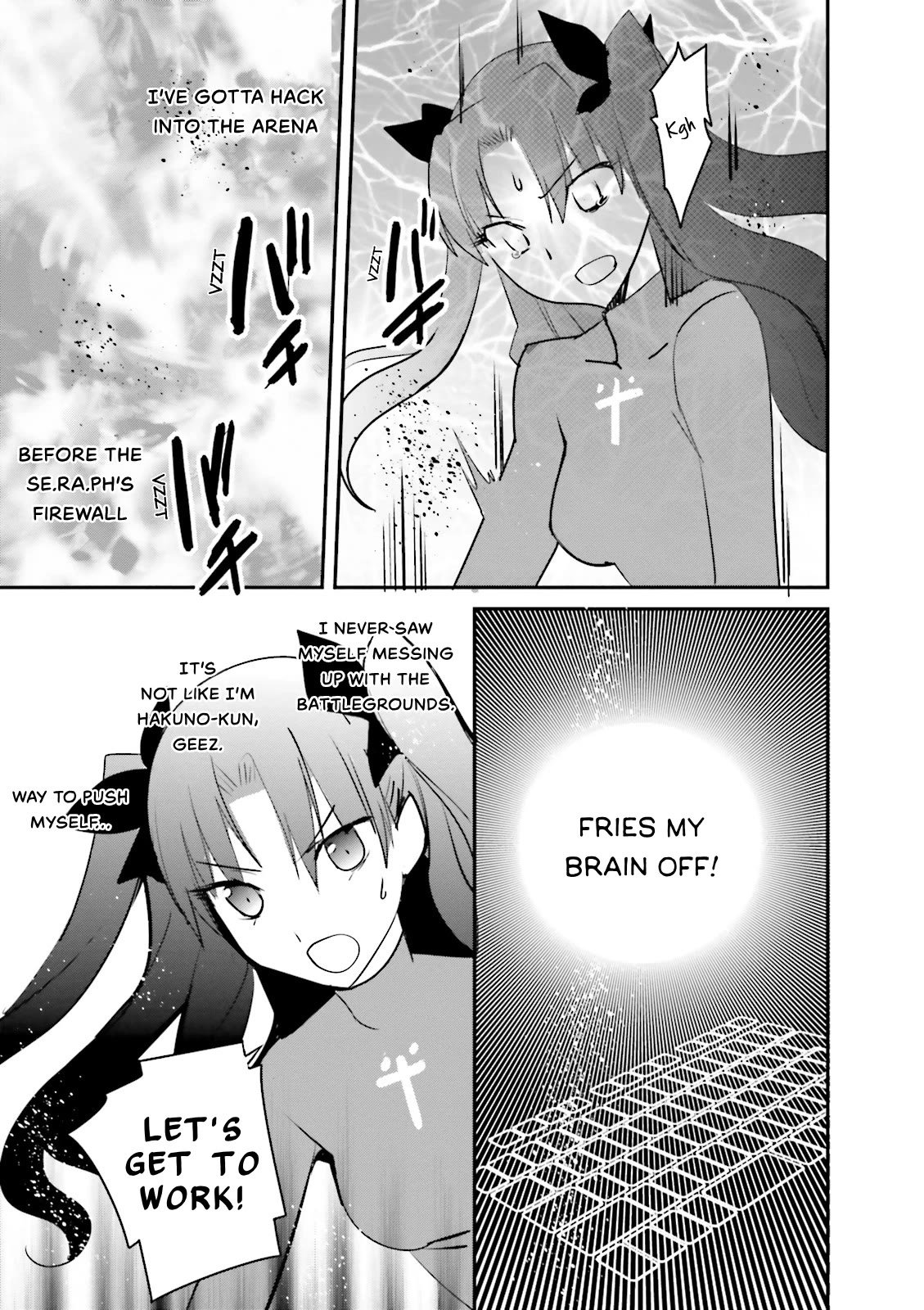 Fate/Extra Chapter 34 page 17 - Chapter 34: Seventh Heaven Art Graph