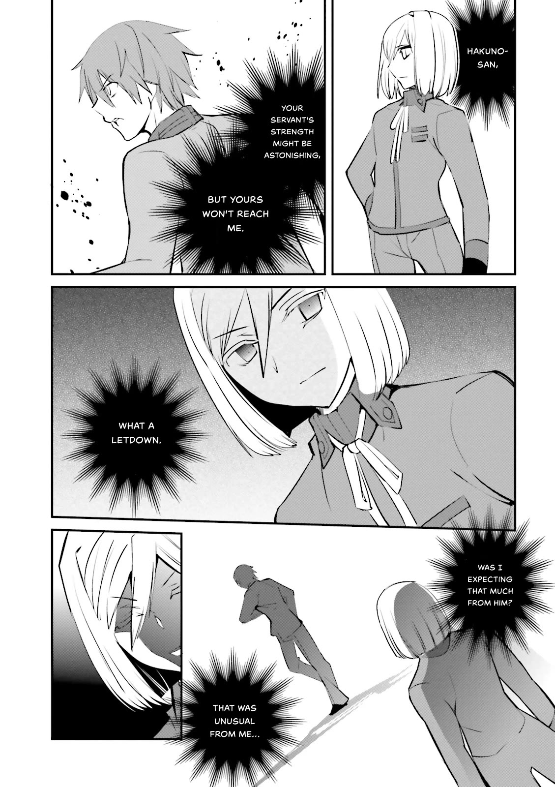 Fate/Extra Chapter 34 page 20 - Chapter 34: Seventh Heaven Art Graph